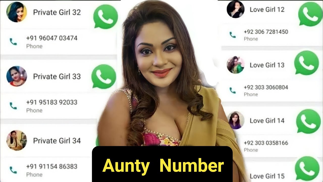 Desi aunty whatsapp number
